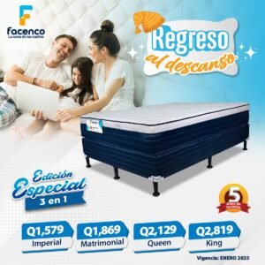 CAMA FACENCO IMPERIAL EDICION ESPECIAL MADRES 3-1