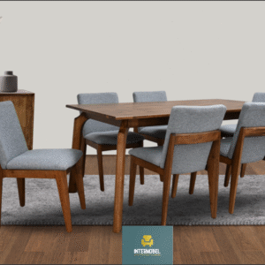 COMEDOR MILAN DE 6 SILLAS ITALIA M.P. LISTONADO - Imagen 1