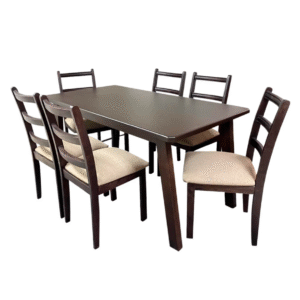 COMEDOR ONTARIO DE 6 SILLAS MDF M.P - Imagen 1