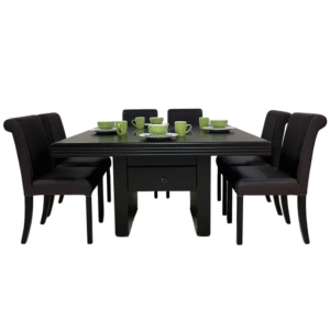 COMEDOR OXFORD DE 8 SILLAS LISTONEADO C/V M.P. - Imagen 1